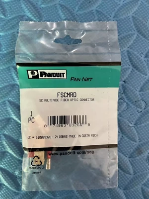 64-Pack Panduit FSCMRD Fiber optic connectors multimode SC free shipping - Image 1 of 2