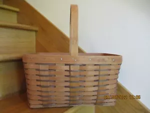 Longaberger Medium Market Basket Heartland Weave 1992 handy *shipping included!* - Picture 1 of 10