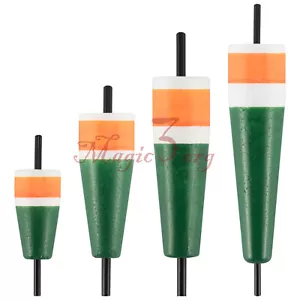 5pcs Popping Cork Floats Fishing Tackle Accessories for Bass Catfish S/M/L/XL - Picture 1 of 9