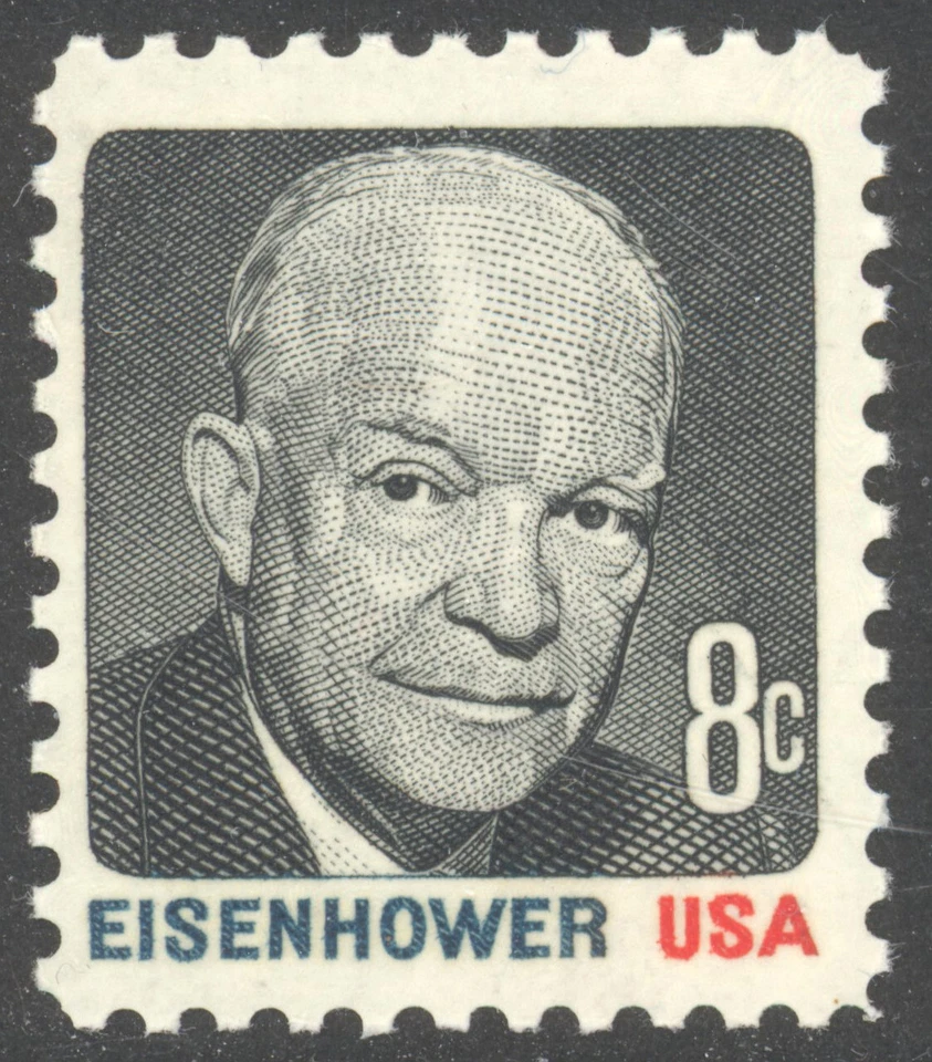 Scott 1394, The 8¢ 1971 Eisenhower Issue - Mint, Never Hinged - Image 1 of 1