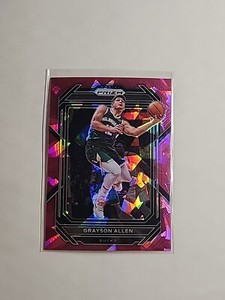 2022-23 PANINI PRIZM PINK CRACKED ICE GRAYSON ALLEN MILWAUKEE BUCKS #98