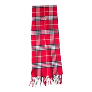 Soft Tartan Check Plaid Scarf Long Unisex Winter Shawl Red White Black Colorful - Picture 1 of 8