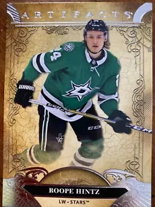 20-21 UD Artifacts Hockey 32 Roope Hintz - Picture 1 of 2