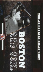 2005 Playoff Prestige Prestigious Pros Red Baseball Card #24 Manny Ramirez /700