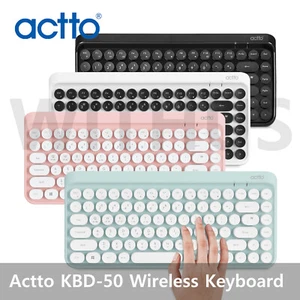 Actto KBD-50 Retro Mini Wireless Keyboard English/Korean - Tracking - Picture 1 of 9