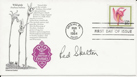 RED SKELTON Signed First Day Cover FDC Cachet COMEDIAN Radio & TV Shows COA Cover