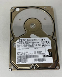 IBM 07N3935 DTLA-307075 76.8GB 7200RPM ATA-100 2MB Cache 3.5 - Picture 1 of 6