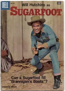 TV Sugarfoot 1ª edición ALEX TOTH Dell cuatro colores #907 Western 1958 Will Hutchins - Imagen 1 de 5