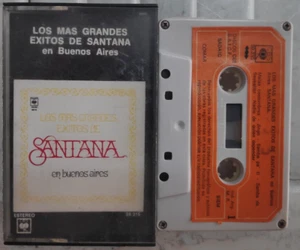 Santana en Buenos Aires Live 1973 Rare Argentina Only Cassette Tape - Picture 1 of 2