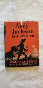 Andy Jackson: Boy Soldier 1942 HCDJ Augusta Stevenson, First Print. - Picture 1 of 16