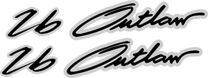 26 Outlaw Vehicle Baja Boat Graphics Decals stickers Wrap Vinyl Race 20" set - Foto 1 di 1