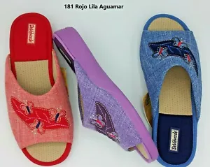 DeValverde Scuffs - Ladies - 181 Lila Aguamar Rojo - Picture 1 of 1
