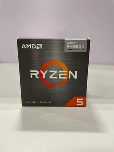 AMD Ryzen 5 5600G 6-Core 12-Thread Desktop Processor with Radeon Graphics - Picture 1 of 3
