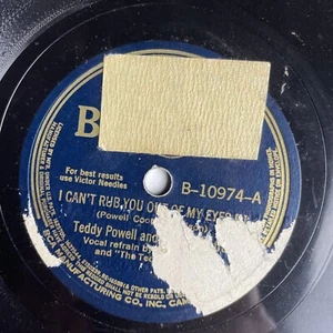 10" 78 RPM-Teddy Powell-I Can't Rub You Out of My Eyes/It's Sad But True/B-10974 - Picture 1 of 4