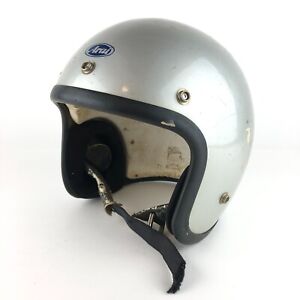 Vintage Arai Open Face Motorcycle Race Helmet Size A 6-5/8" - 7" Japan Bell Buco