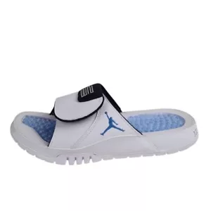 Nike Men's Jordan HYDRO Retro XI FN2452 104 Slides Sandal White Blue Sz 13 - Picture 1 of 9