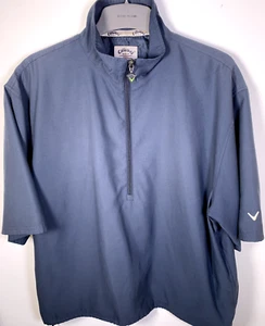 Callaway Golf 1/4 Zip Winbreaker - Blue - Large (24 inch Pit 2 Pit) - Picture 1 of 23