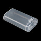2pc 2X18650 Plastic Battery Holder Case 18650 Battery Storage Box cylindrical  q