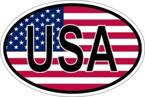 Sticker aufkleber Nationalitätenkennzeichen flagge fahne USA amerika - Picture 1 of 1