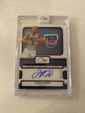 2022-23 Panini One And One Basketball Jason Kidd 9/35 Team Titan Autograph