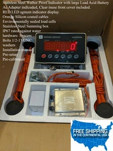Livestock Scale Kit Cattle Hogs Sheep Goats Pigs Squeeze Chutes Stainless head - Picture 1 of 10