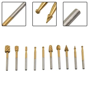 Accessories Brand New Grinding Bits Root carving Router Set Simple Tool - Imagen 1 de 12