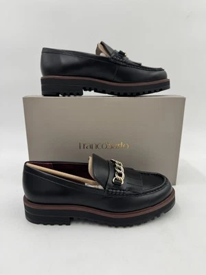 Franco Sarto Shoes Womens Size 6.5 L-Limitmoc Loafers Chain Detail Lug Sole - Image 1 of 4