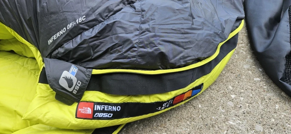 North Face Inferno 0°F -850 Заполнитель - НИКОГДА НЕ ИСПОЛЬЗОВАЛСЯ: Новая Модель 2014 - Изображение 1 из 4