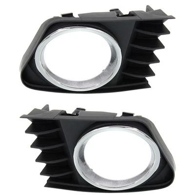 Fog Light Trim Set For 2012-2014 Toyota Prius V Left & Right / Fog Light Hole - Image 1 of 4
