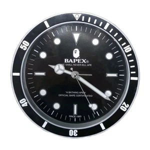 BAPE BAPEX A BATHING APE WALL TABLE TOP Clock w/ ALARM Watch Design NM - Picture 1 of 13