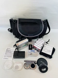 Silver Sony DCR-HC52 Handycam MiniDV Camcorder With 40x Optical Zoom Tested - Picture 1 of 19