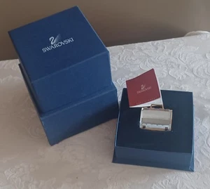 SWAROVSKI CRYSTAL SUITCASE- BOX / COA - MINT-RETIRED RARE SWAROVSKI BOX - Picture 1 of 5
