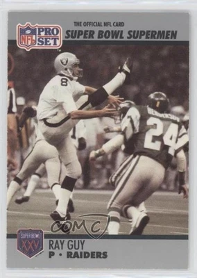1990 Pro Set Super Bowl XXV Silver Anniversary Box Set Ray Guy #116 HOF - Image 1 of 2