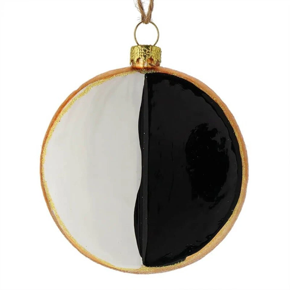 CODY FOSTER Black & White Cookie Ornament