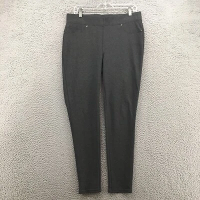 Calça Legging Feminina Seven7 Pull On Grande (real 34x29) Cinza Cintura Alta Casual - Imagem 1 de 4