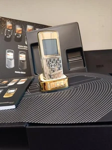 Telefono cellulare Nokia 8800 Sirocco 8800d oro GUCCI edizione sbloccato 2G GSM LUSSO - Foto 1 di 11