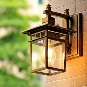 Outdoor Wall Lighting Bar Wall Light Garden Wall Lamp Glass Porch Wall Sconce - Picture 1 of 5