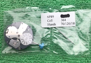 Original Miyota 6P89 Quartz Watch Movement With Stem, 3 Hands - Picture 1 of 3