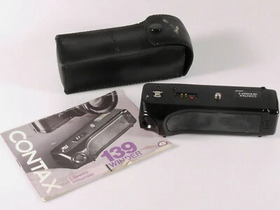 PRL) CONTAX 139 QUARTZ  WINDER II MOTORINO AVANZAMENTO PELLICOLA + ISTRUZIONI +  - Image 1 of 4