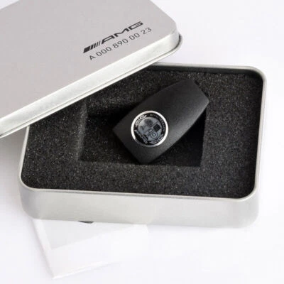 MARKLOUS AMG Abdeckung für Schlüssel Batteriefach Abzeichen AMG Logo Mercedes-Benz Emblem