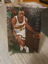 Hersey Hawkins Fleer Metal 92 1996 Seattle Supersonics NBA Traiding Card