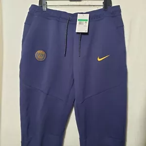 Paris Saint-Germain PSG Nike Tech Jogger Men's XL Blue Soccer Sweatpants NWT - Picture 1 of 14
