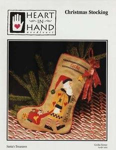 Christmas Stocking Santa's Treasure by Heart In Hand cross stitch pattern - Picture 1 of 1