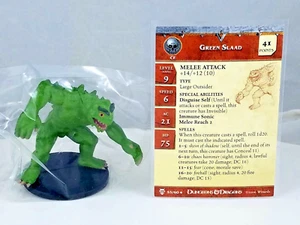 D&D Miniatures Blood War Green Slaad #53 Uncommon Neu - Bild 1 von 2