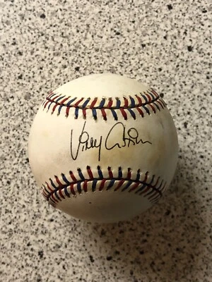 1995 Винни Кастилья с автографом игры б/у All Star игры бейсбол с сертификатом подлинности JSA - Изображение 1 из 3