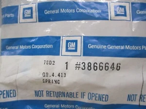 New NOS GM ACDelco Manual Transmission Synchro Spring 3866646 Qty 1 - Picture 1 of 2