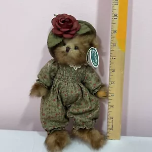 VTG Bearington Collection Polly Anne Style 1594 9” Teddy Bear W/ Tags - Picture 1 of 4