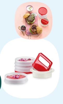 HAMBURGER PRESS  TUPPERWARE NEUF - Photo 1/4