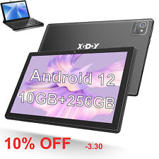 10.1" WIFI Tablet Android 12 HD 64GB NEW Tablet Quad-Core Netflix PC Dual Camera