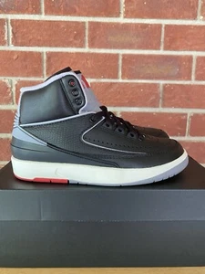 Nike Air Jordan 2 GS Size 4.5Y Black Cement New Sneakers NIB Retro Shoes - Picture 1 of 11
